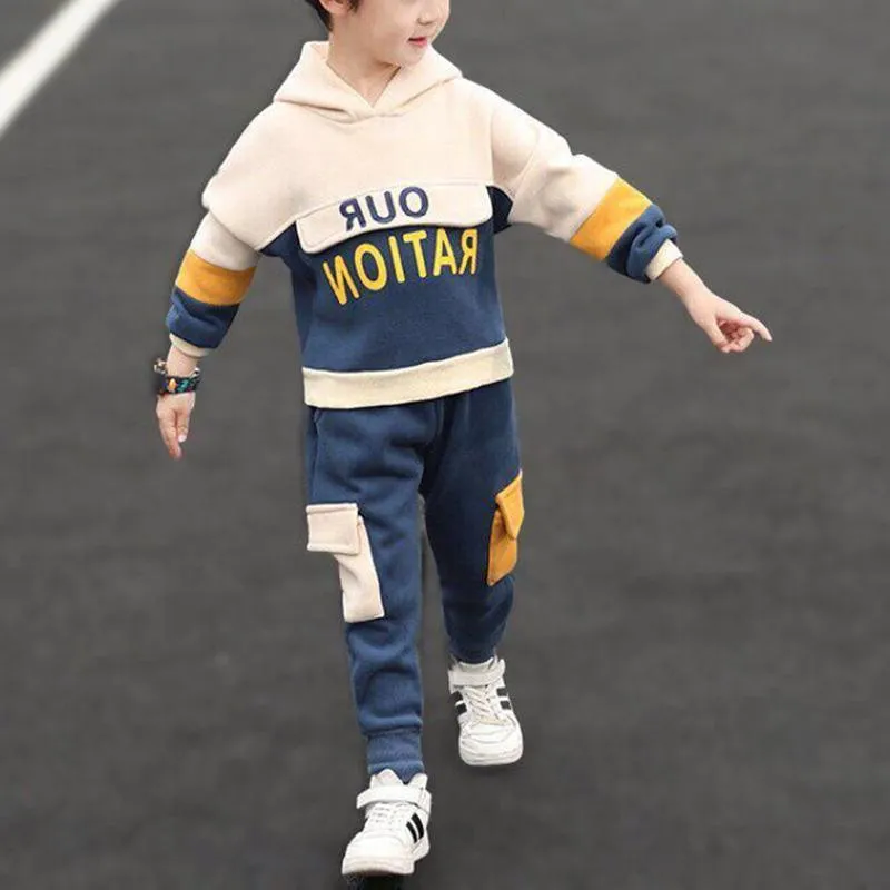 2-piece Fleece Hoodie & Pants for Boy