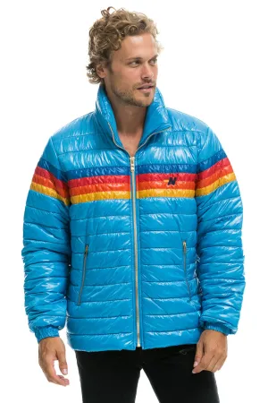 4 STRIPE TRAVELER JACKET - OCEAN GLOSSY