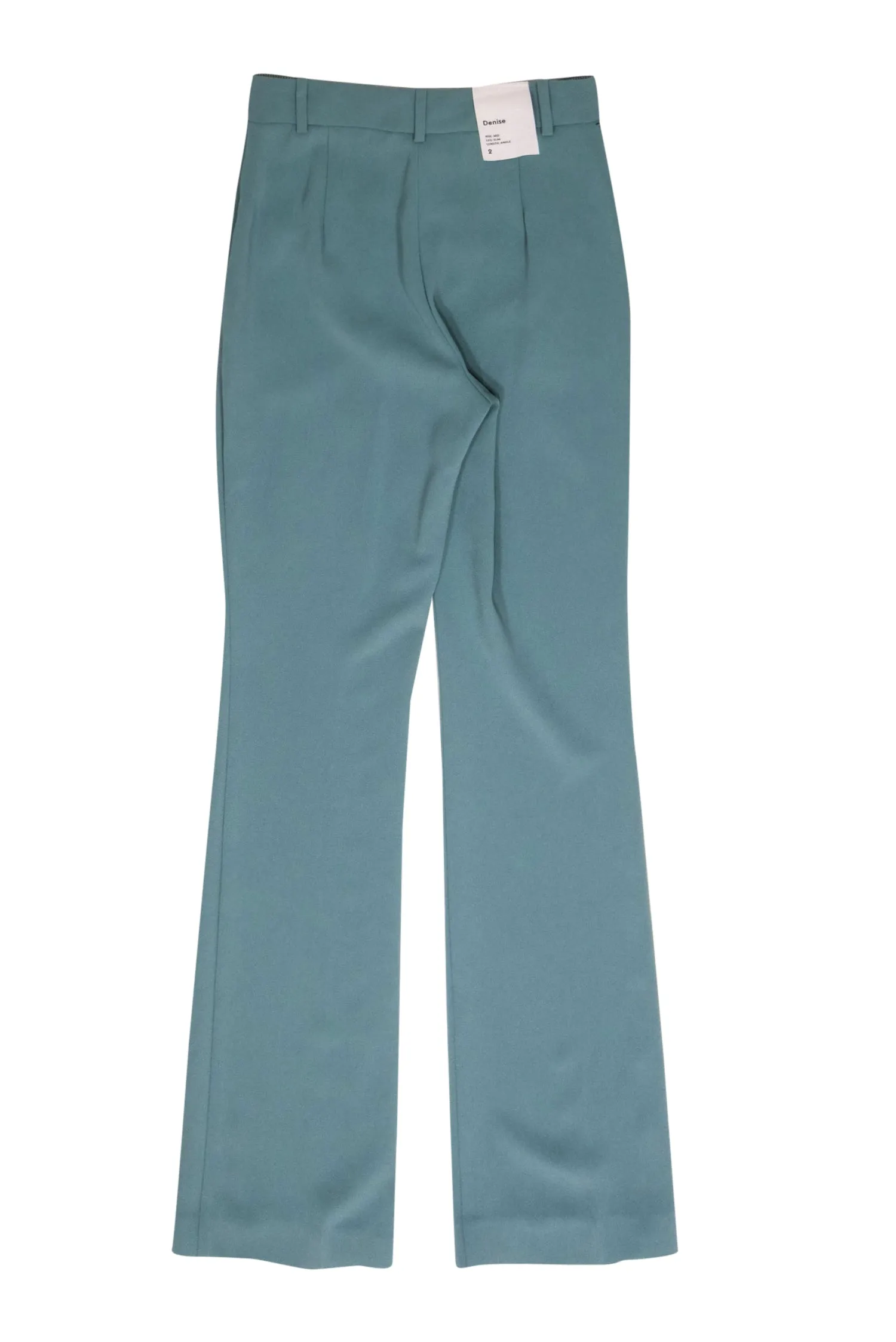 Babaton by Aritzia - Seafoam Green Straight Leg Creased Slacks Sz 2