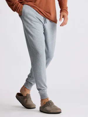 Bamboo Fleece Jogger in Heather Grey