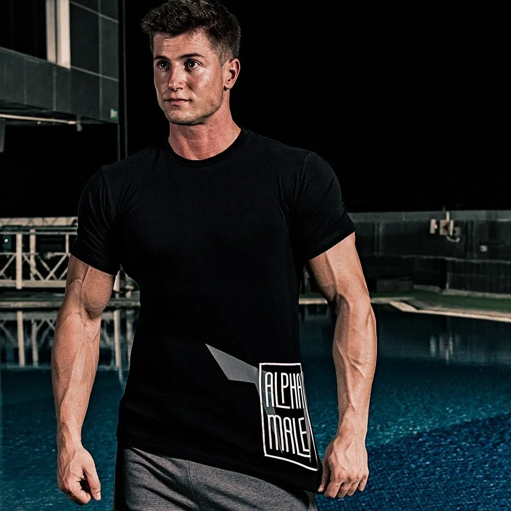 BLACK ALPHA GYM TEE