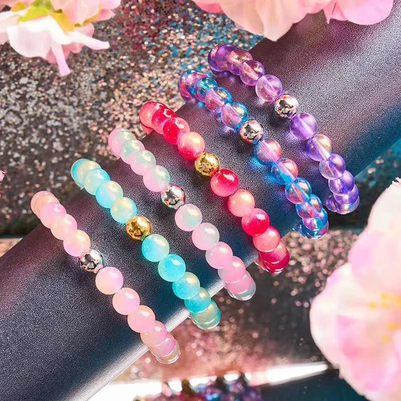 Blueberry Mousse | Shimmer Glass Bracelet