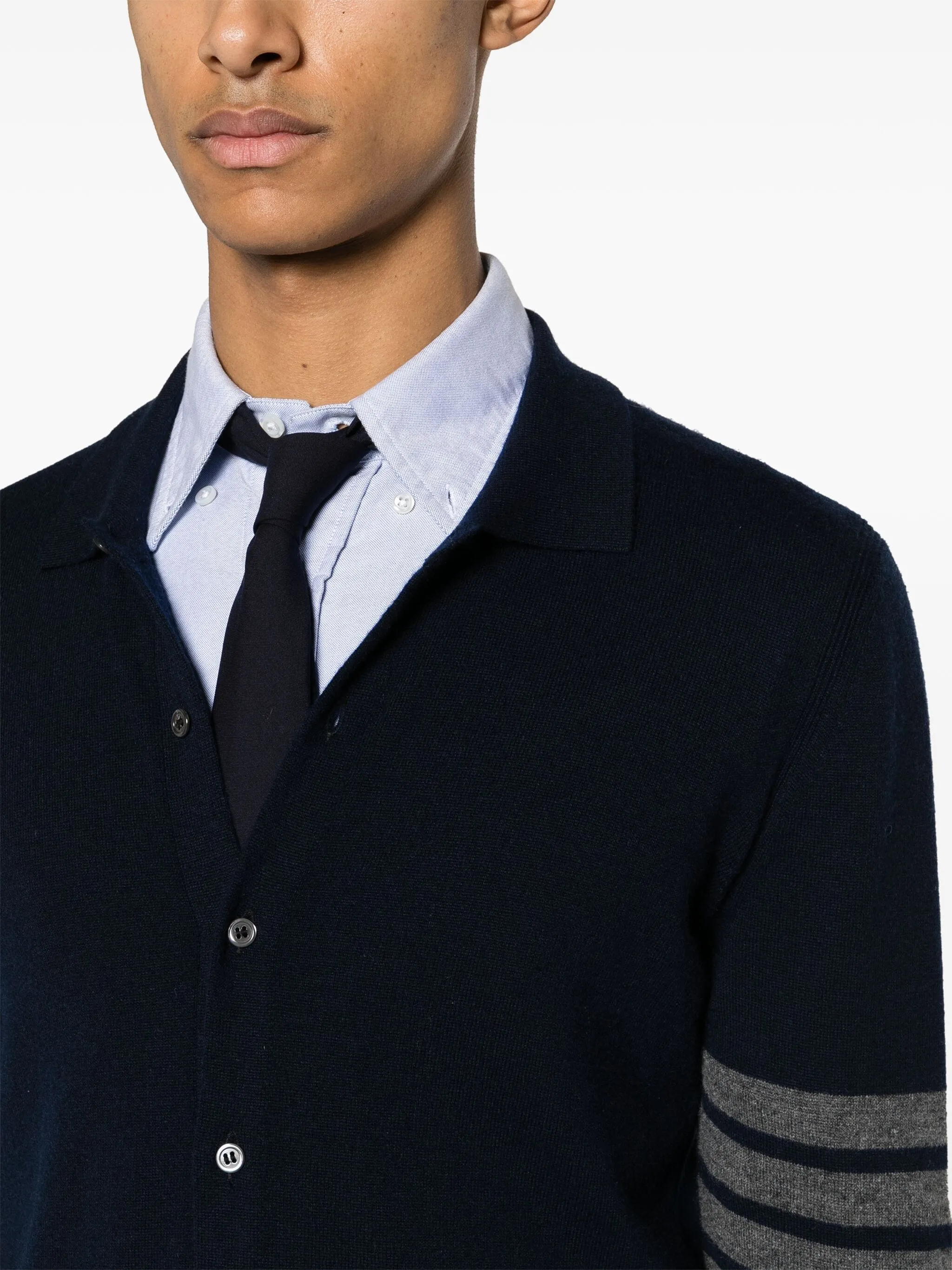 Cashmere Jersey Stitch 4-Bar Shirt