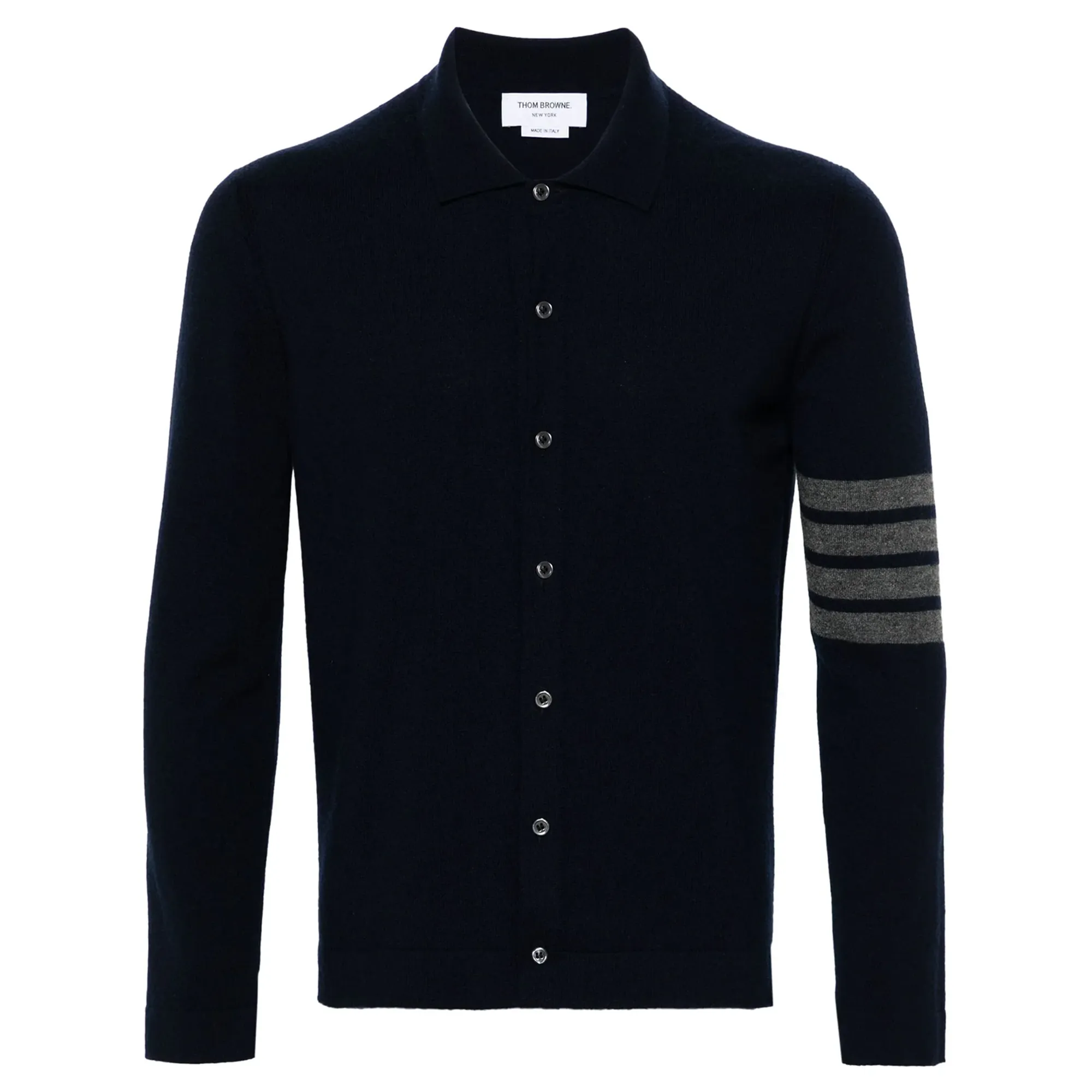 Cashmere Jersey Stitch 4-Bar Shirt