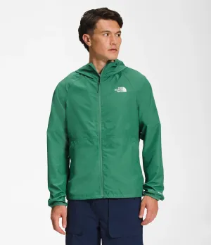 Chaqueta Hombre Cortaviento Flyweight Hoodie 2.0 verde