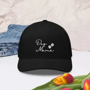 Dog Mama Embroidered Trucker Cap