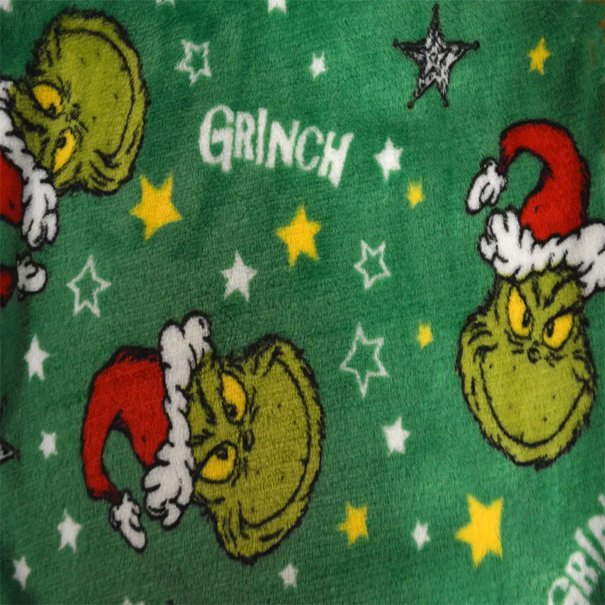 Dr. Seuss Grinch Let The Gifting Begin Ladies Plus Size Pajama