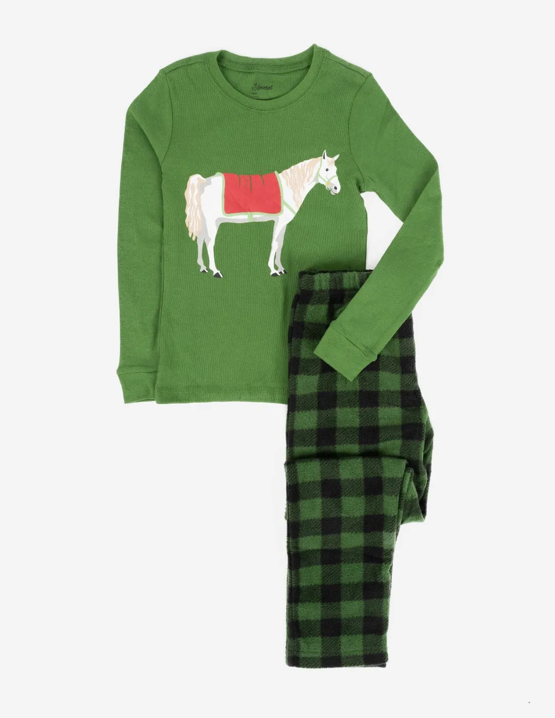 Fleece Plaid Pajamas