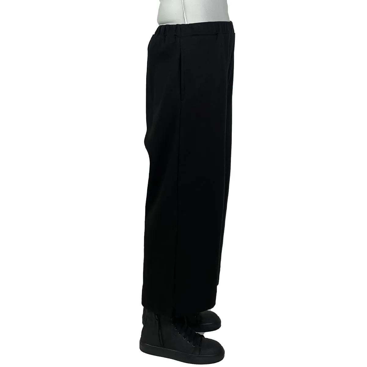 FLEECE WIDE CROP PANT