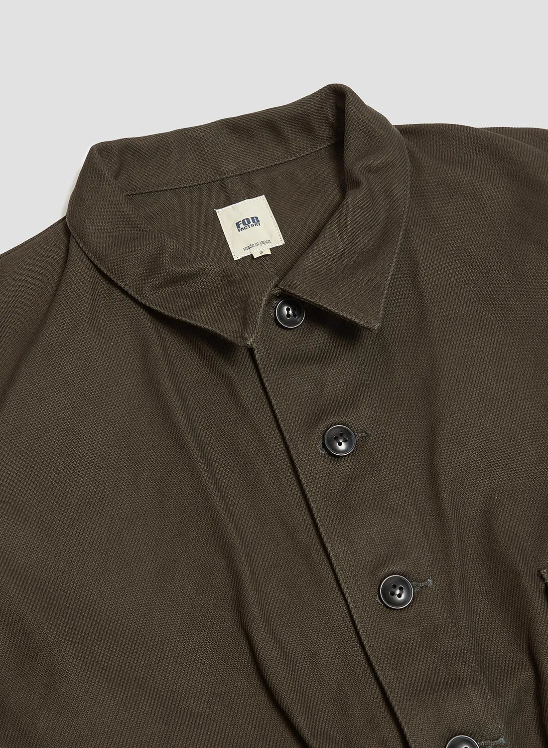 FOB Factory Hunting Jacket Washed Brown