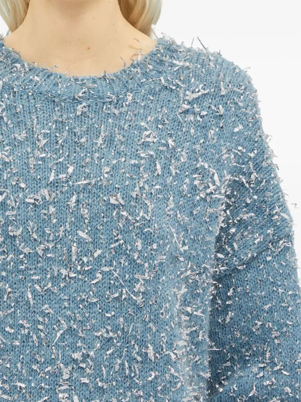 Fuzzy Glitter Sweater