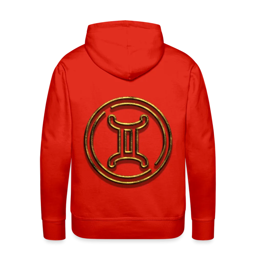 Gemini 3D Gold Men’s Premium Hoodie