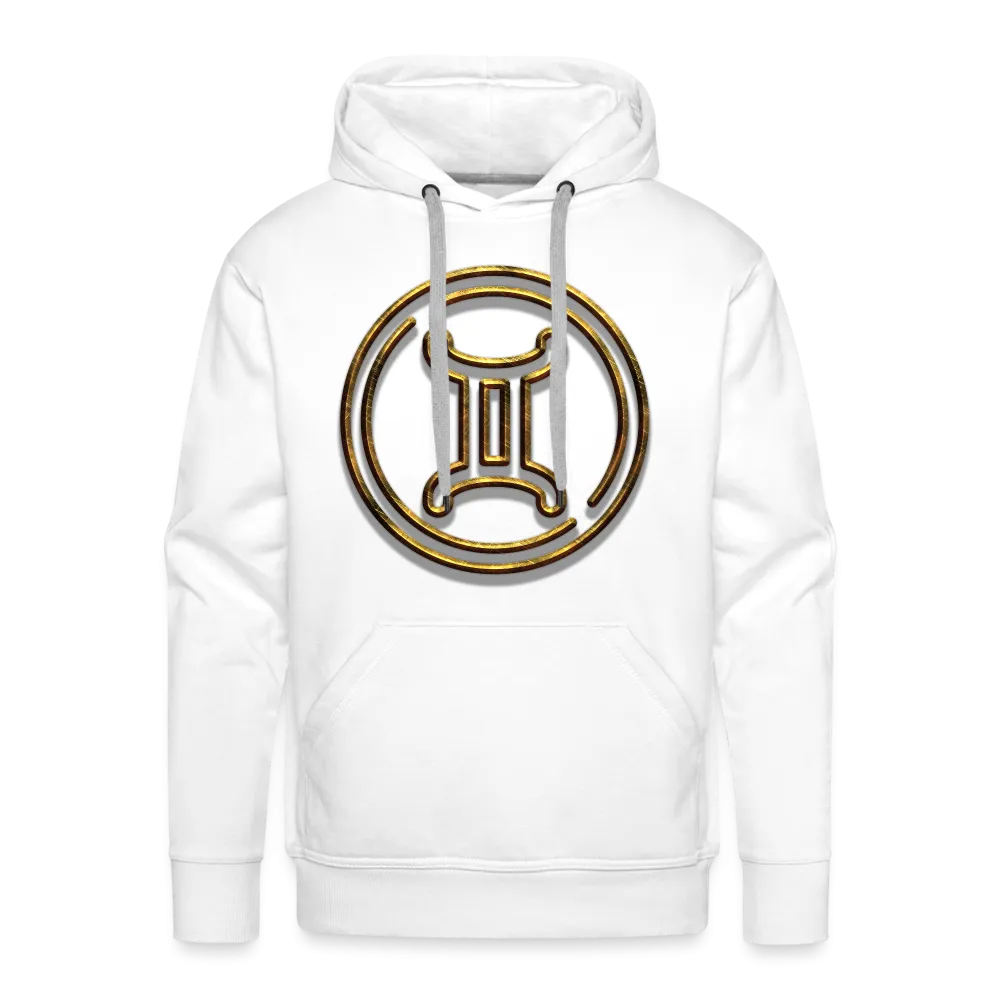 Gemini 3D Gold Men’s Premium Hoodie