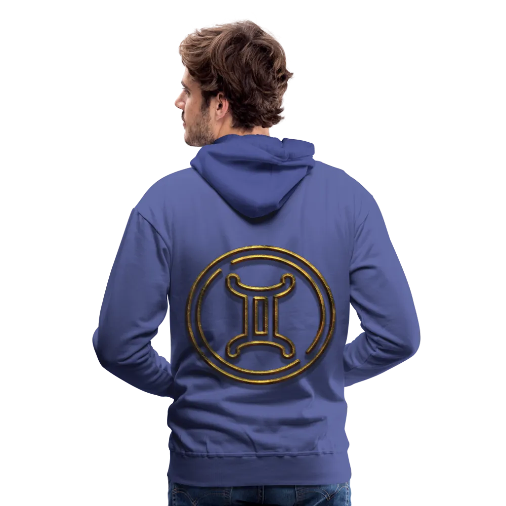 Gemini 3D Gold Men’s Premium Hoodie