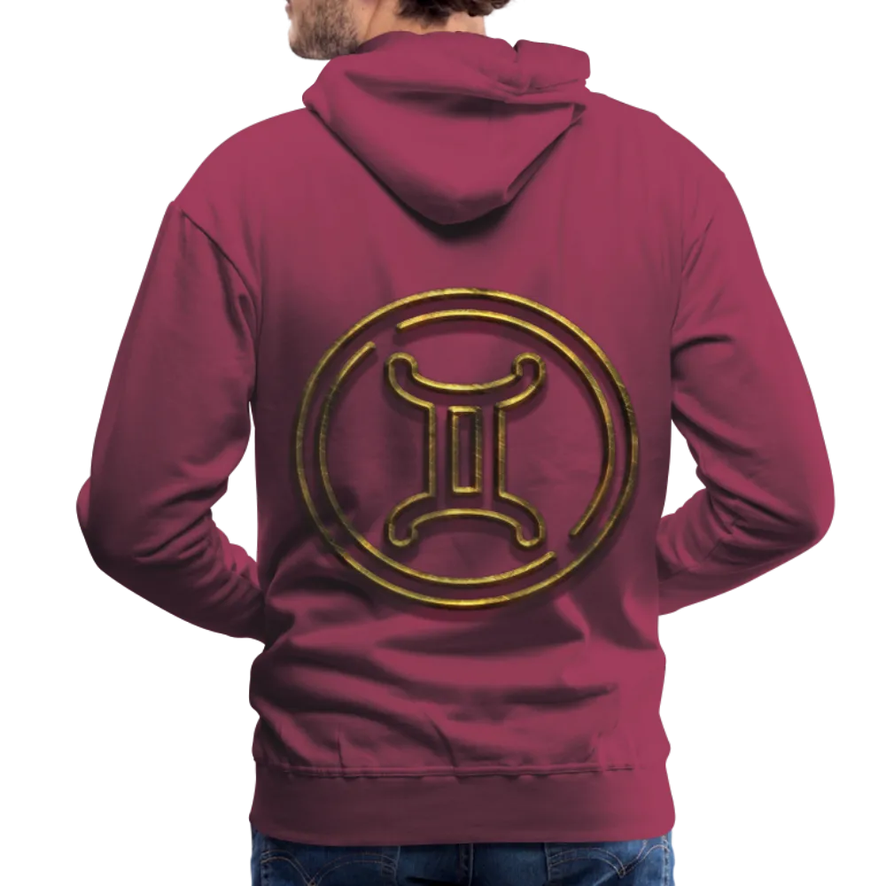 Gemini 3D Gold Men’s Premium Hoodie