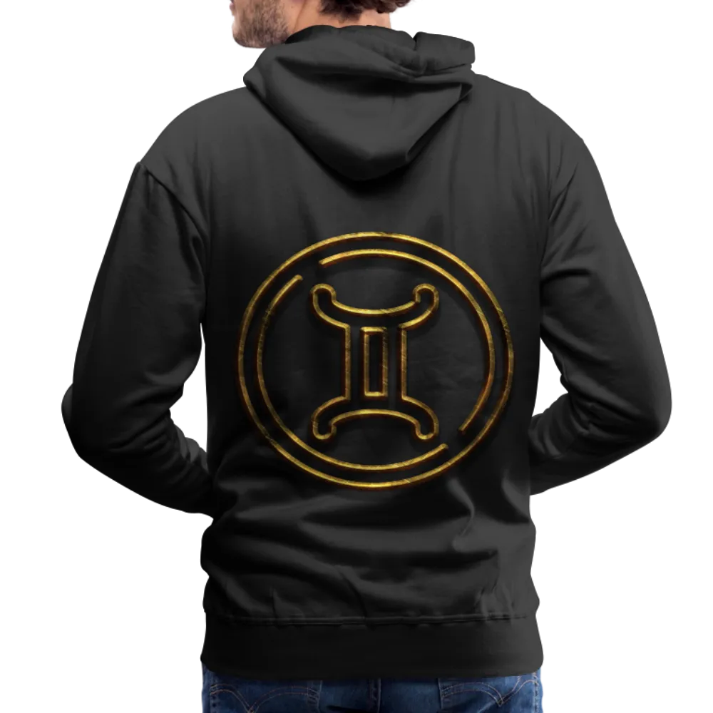 Gemini 3D Gold Men’s Premium Hoodie