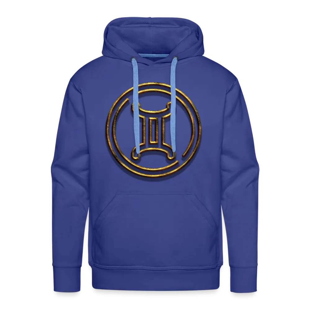 Gemini 3D Gold Men’s Premium Hoodie