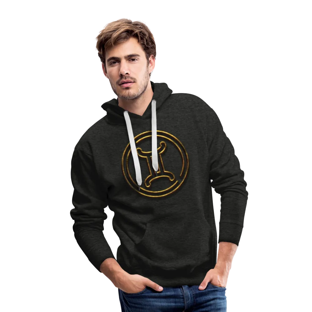 Gemini 3D Gold Men’s Premium Hoodie