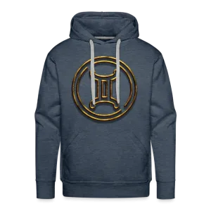 Gemini 3D Gold Men’s Premium Hoodie