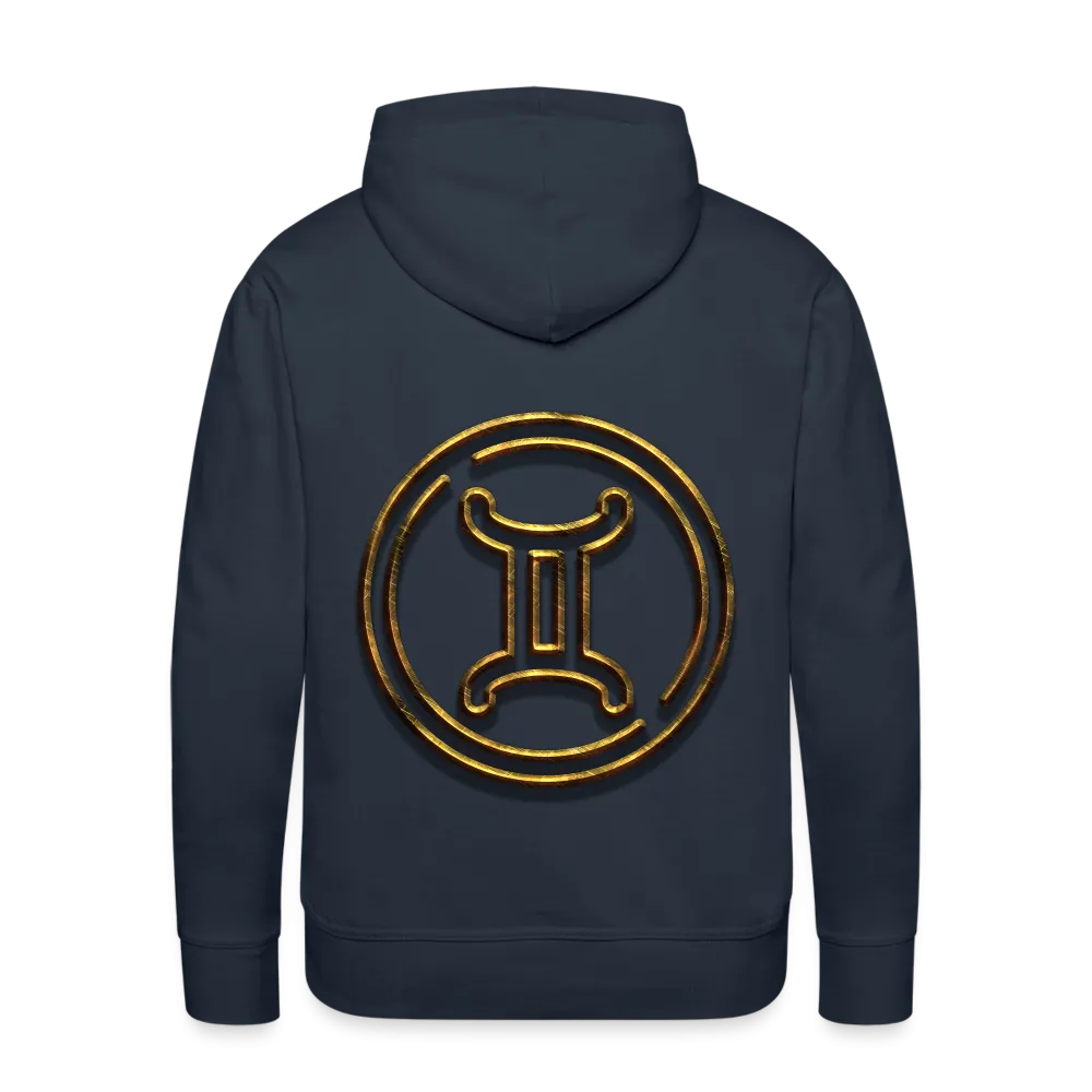 Gemini 3D Gold Men’s Premium Hoodie