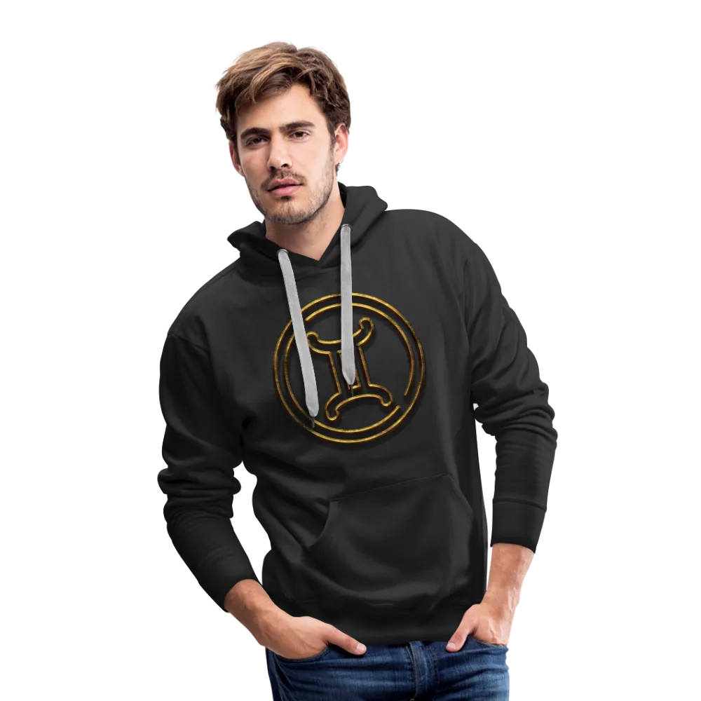 Gemini 3D Gold Men’s Premium Hoodie