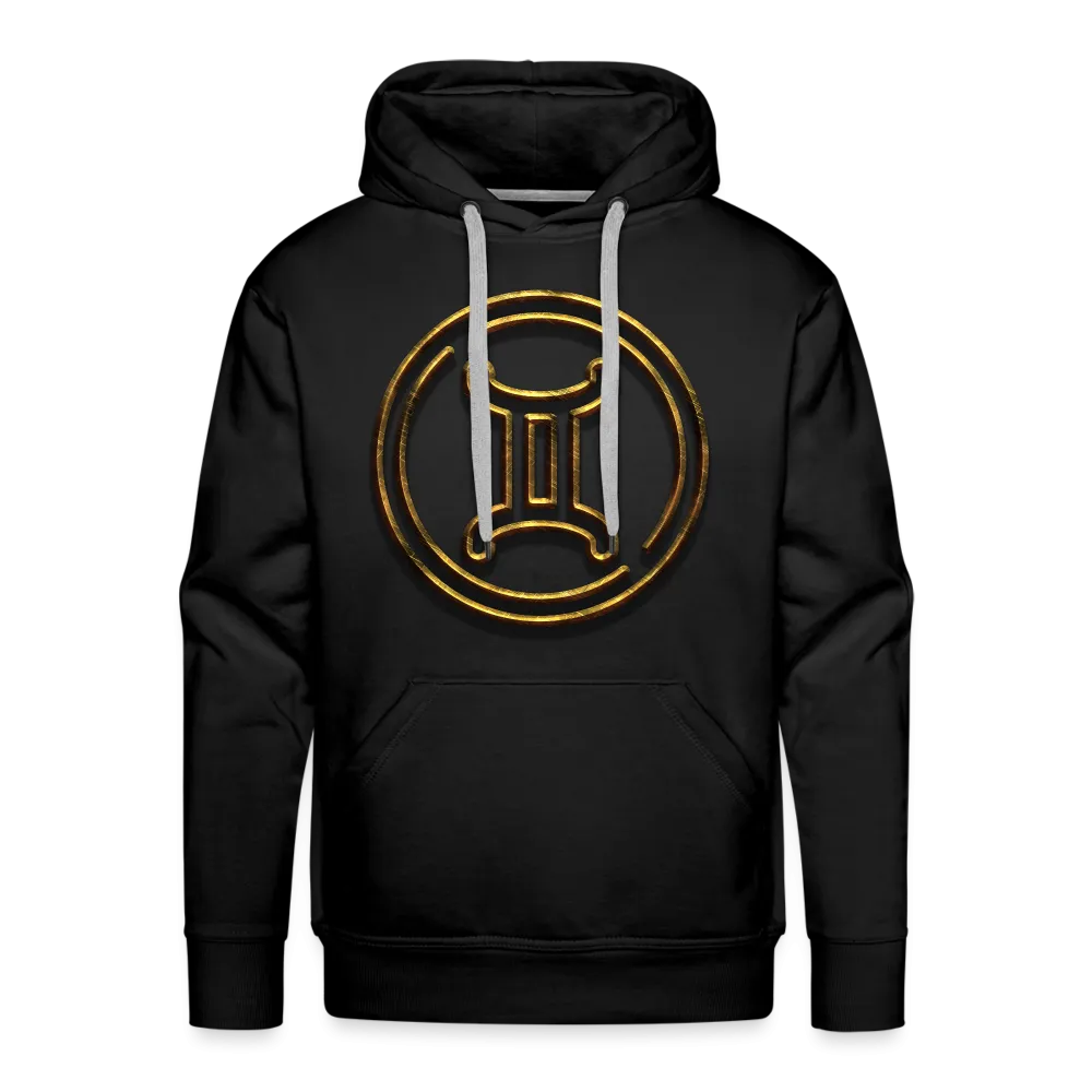 Gemini 3D Gold Men’s Premium Hoodie