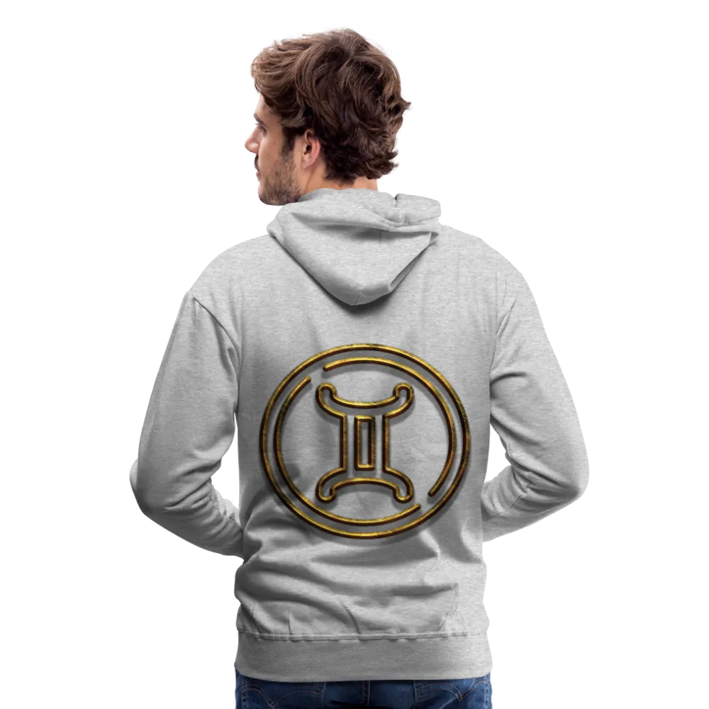 Gemini 3D Gold Men’s Premium Hoodie