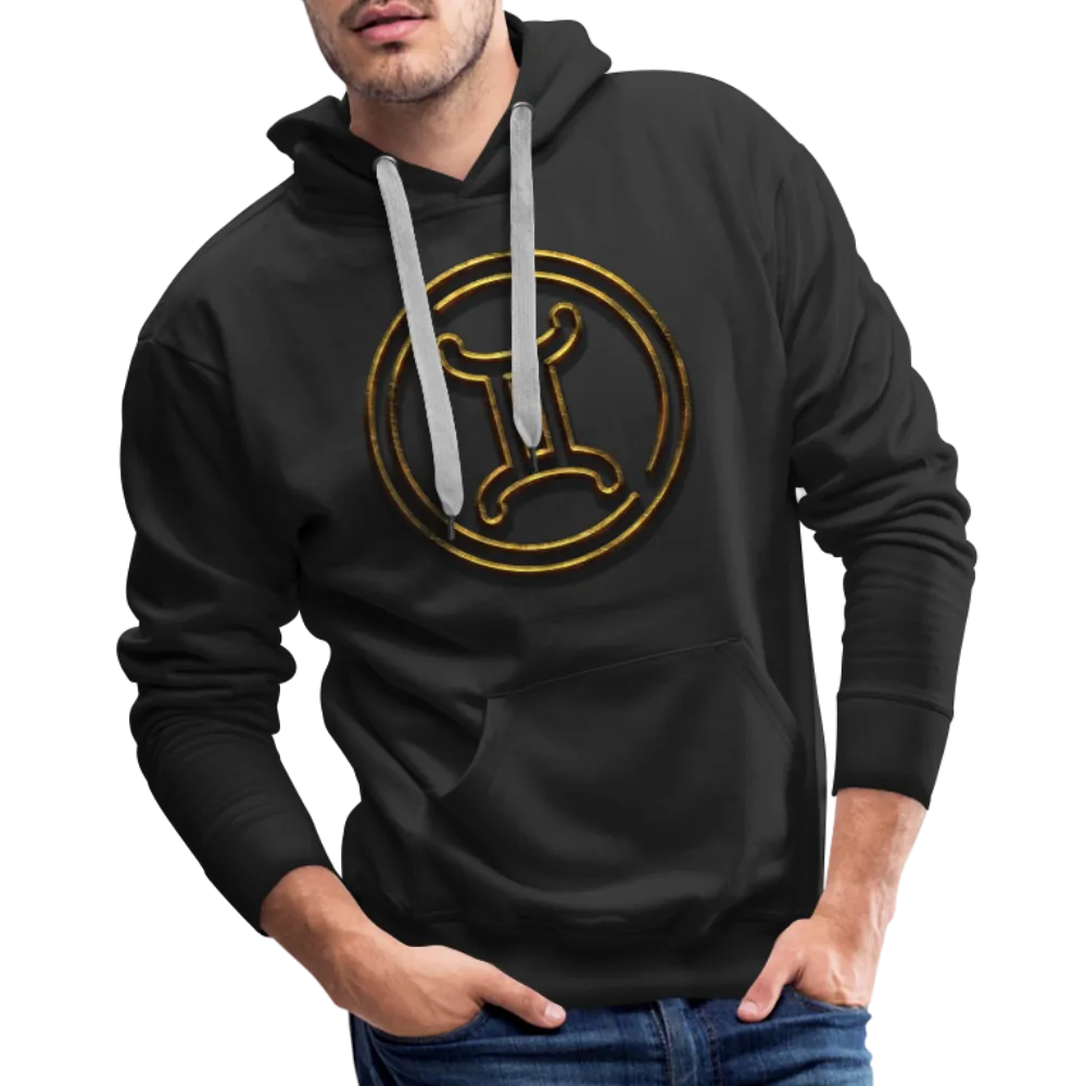 Gemini 3D Gold Men’s Premium Hoodie