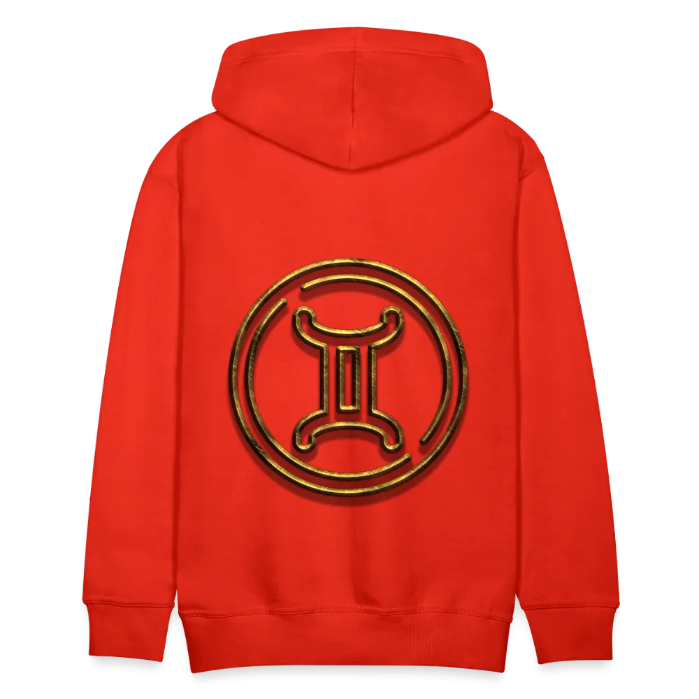 Gemini 3D Gold Men’s Premium Hoodie