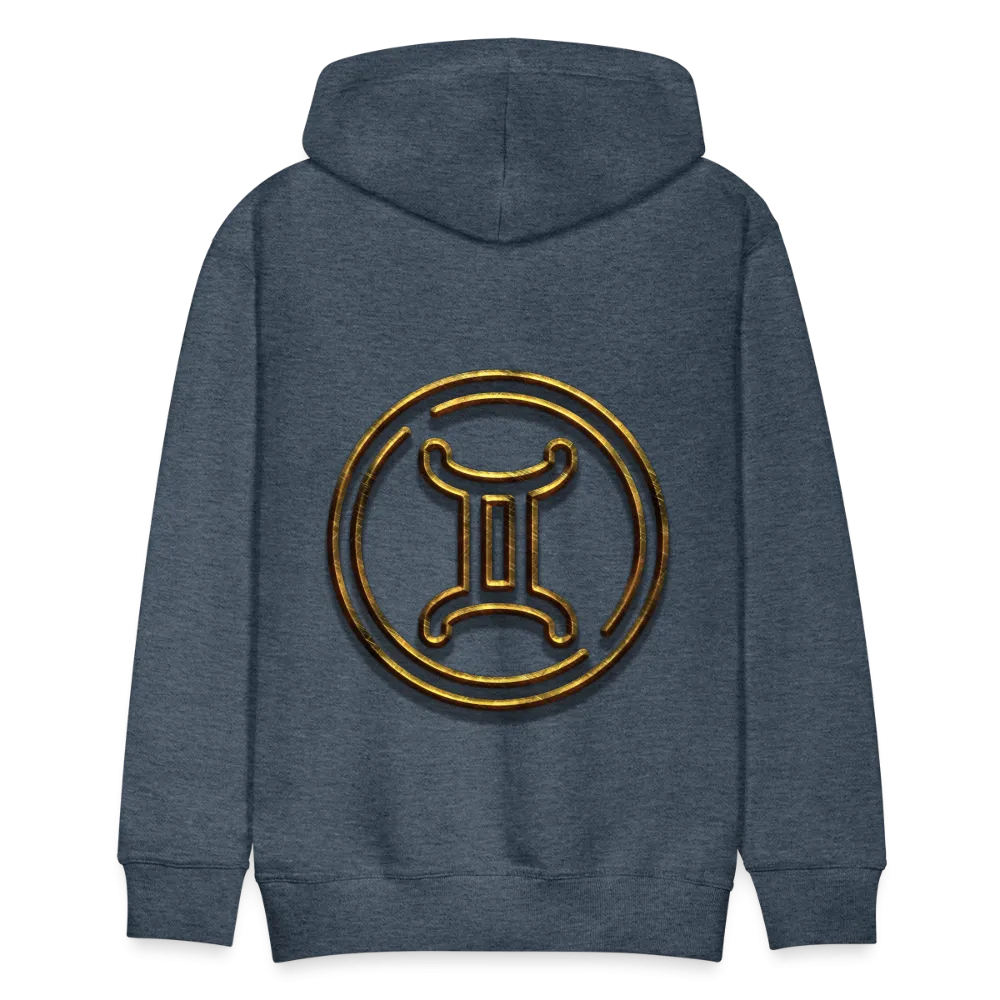 Gemini 3D Gold Men’s Premium Hoodie