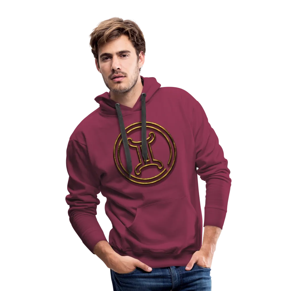 Gemini 3D Gold Men’s Premium Hoodie