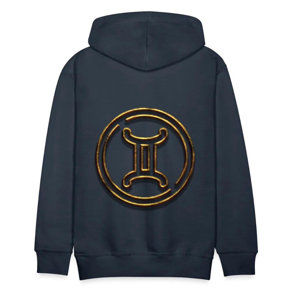 Gemini 3D Gold Men’s Premium Hoodie