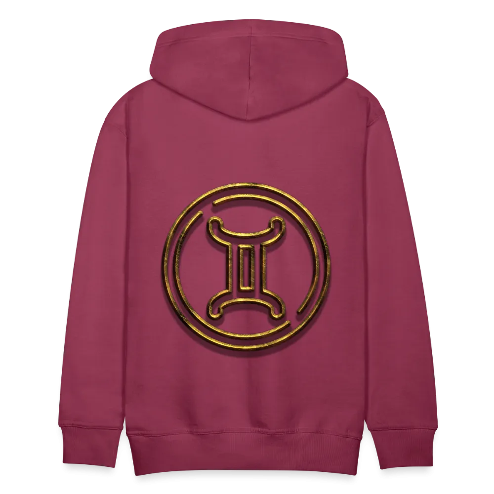 Gemini 3D Gold Men’s Premium Hoodie