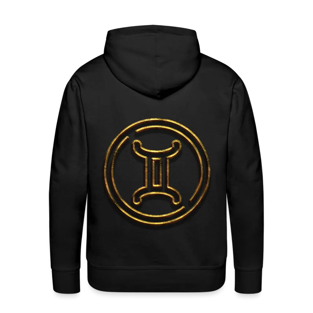 Gemini 3D Gold Men’s Premium Hoodie