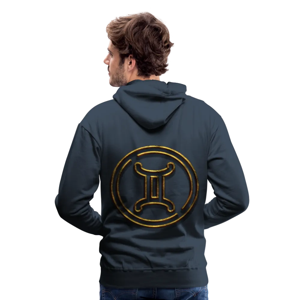 Gemini 3D Gold Men’s Premium Hoodie