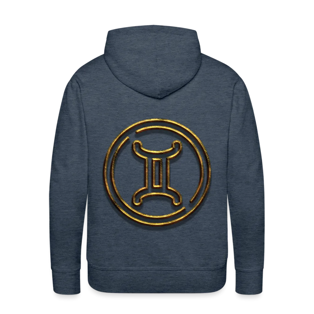 Gemini 3D Gold Men’s Premium Hoodie