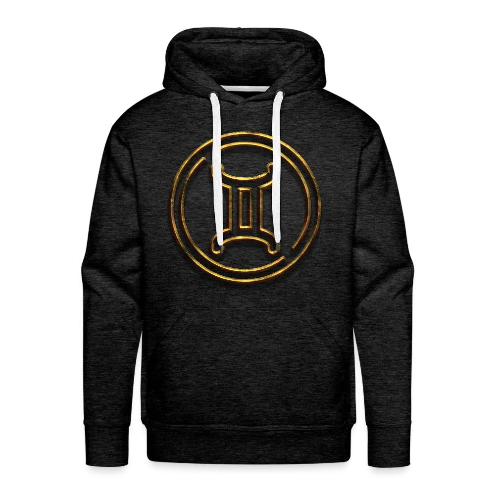 Gemini 3D Gold Men’s Premium Hoodie