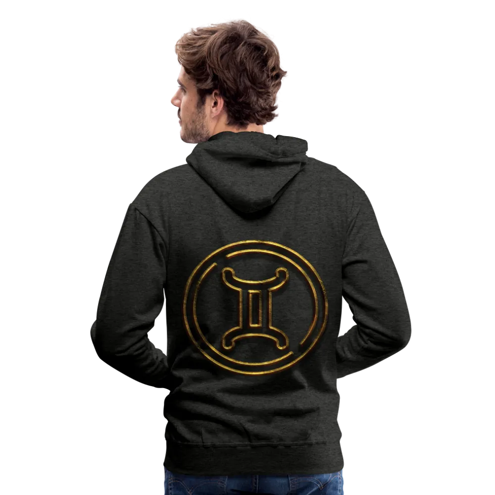 Gemini 3D Gold Men’s Premium Hoodie