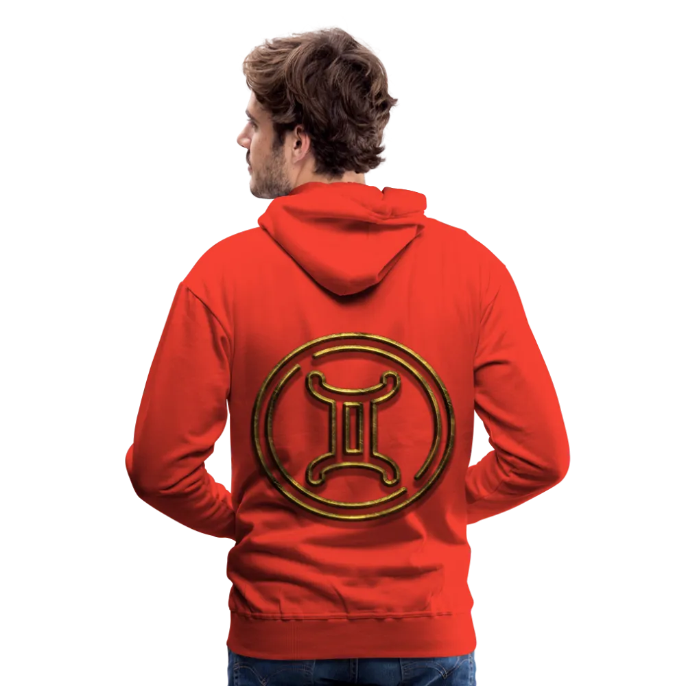 Gemini 3D Gold Men’s Premium Hoodie