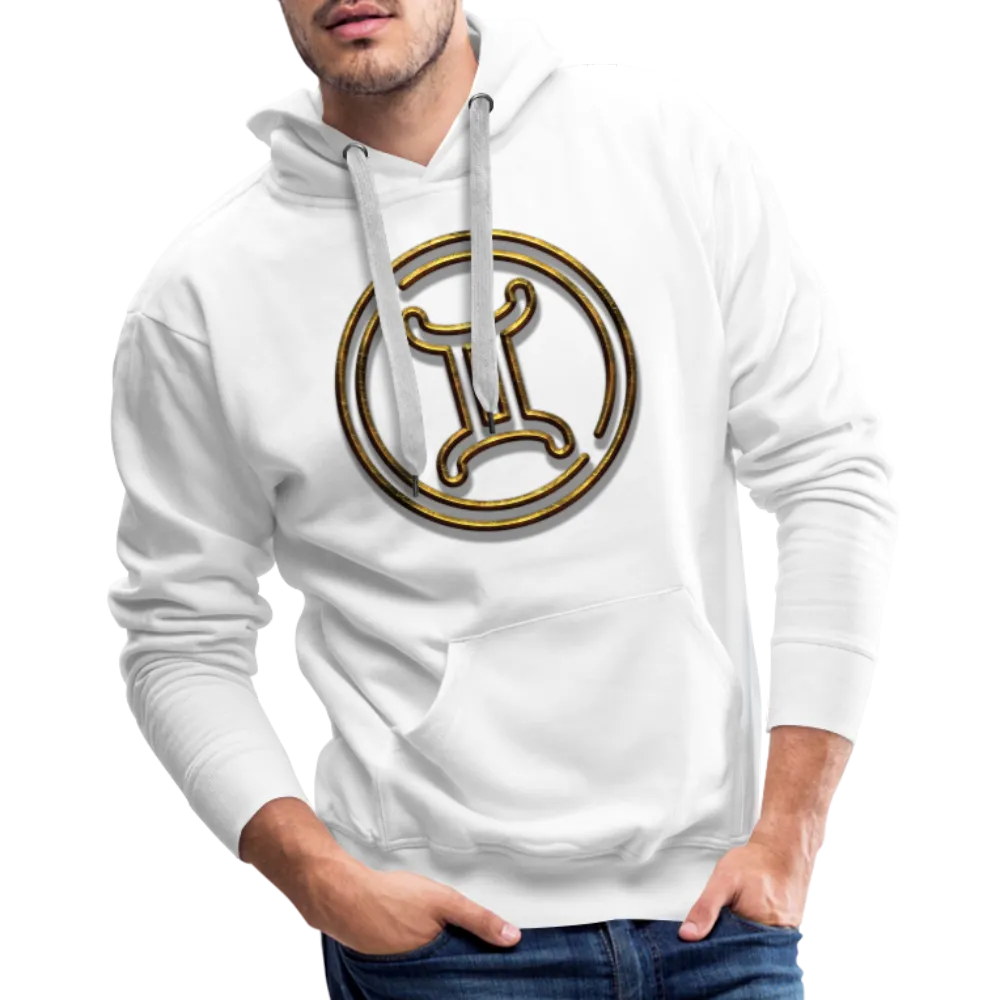 Gemini 3D Gold Men’s Premium Hoodie