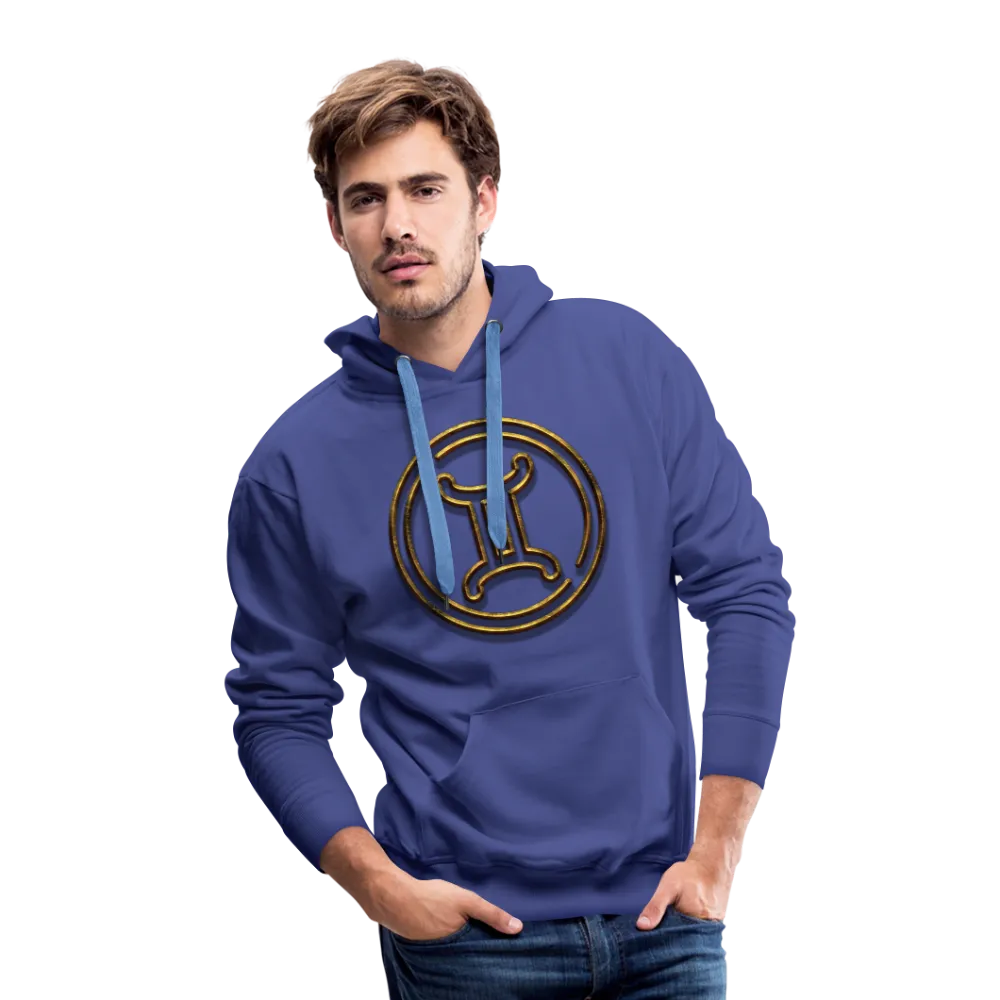 Gemini 3D Gold Men’s Premium Hoodie