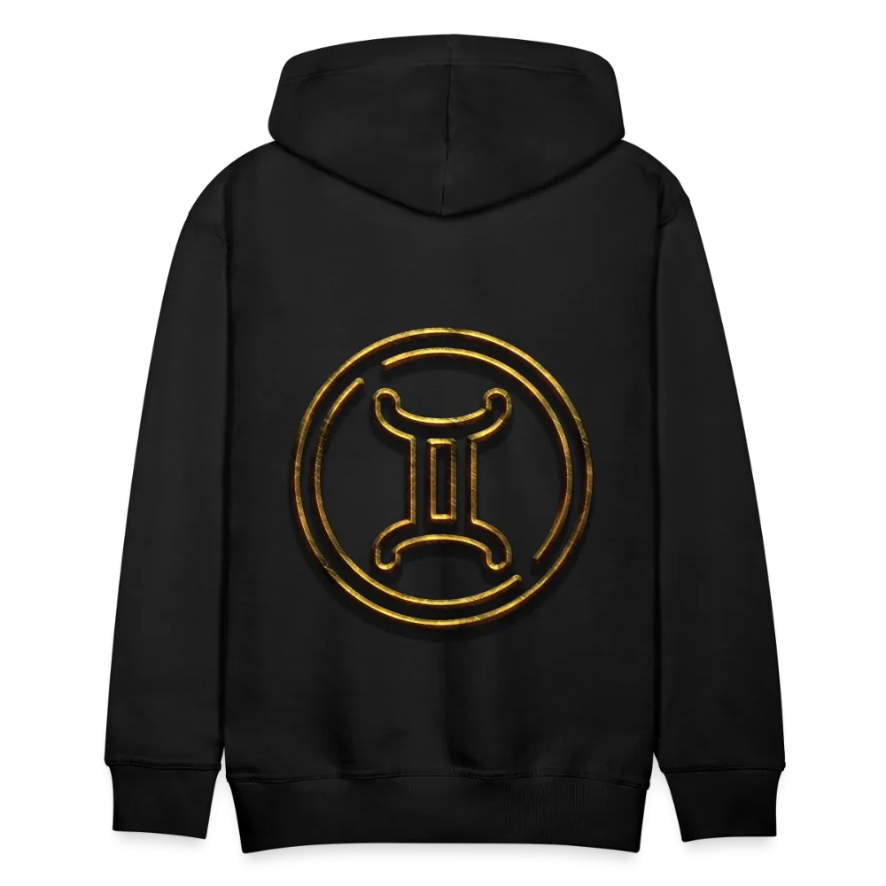 Gemini 3D Gold Men’s Premium Hoodie