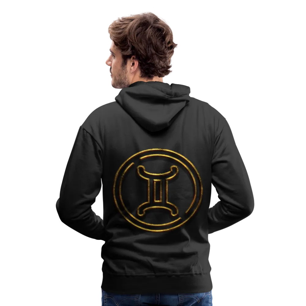 Gemini 3D Gold Men’s Premium Hoodie