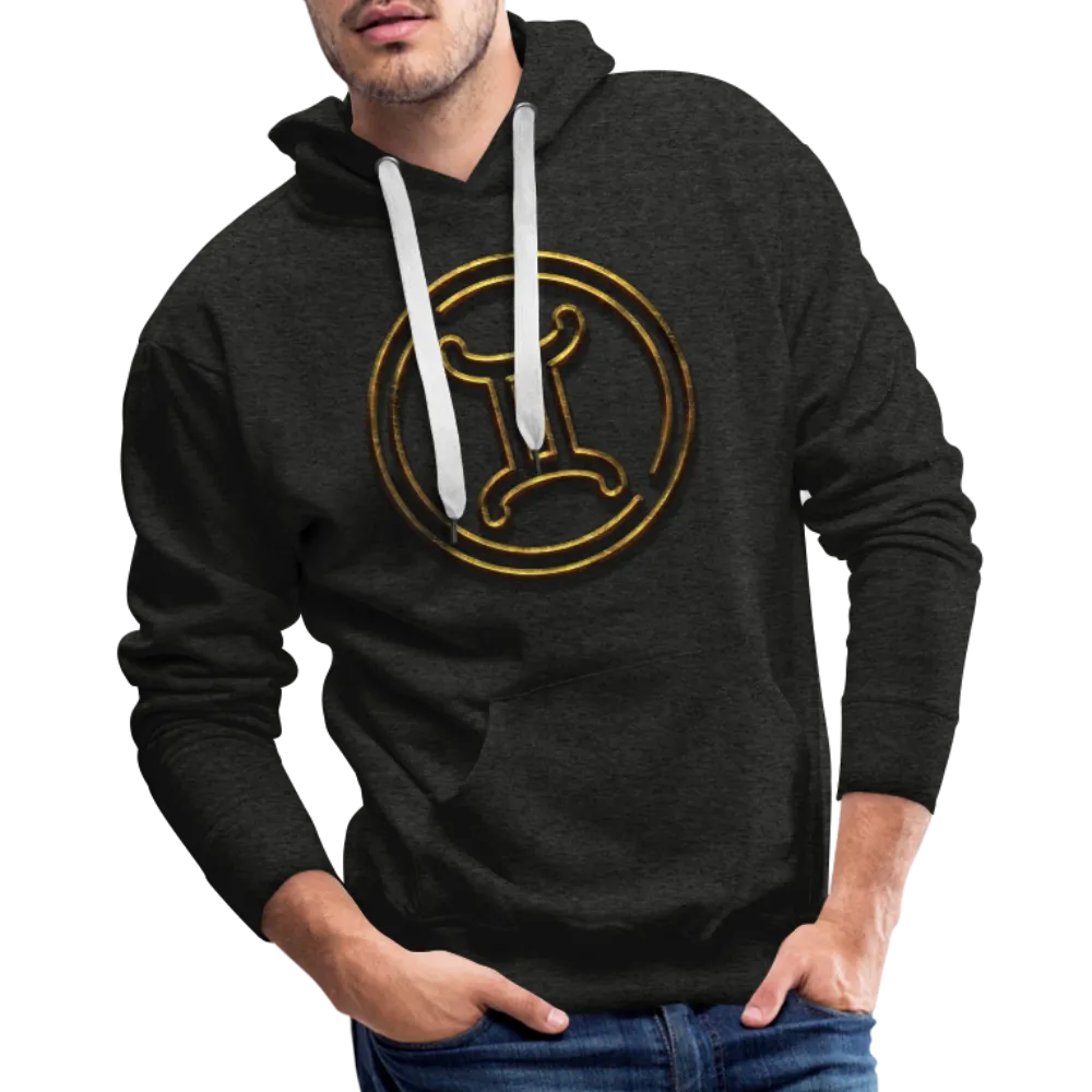 Gemini 3D Gold Men’s Premium Hoodie