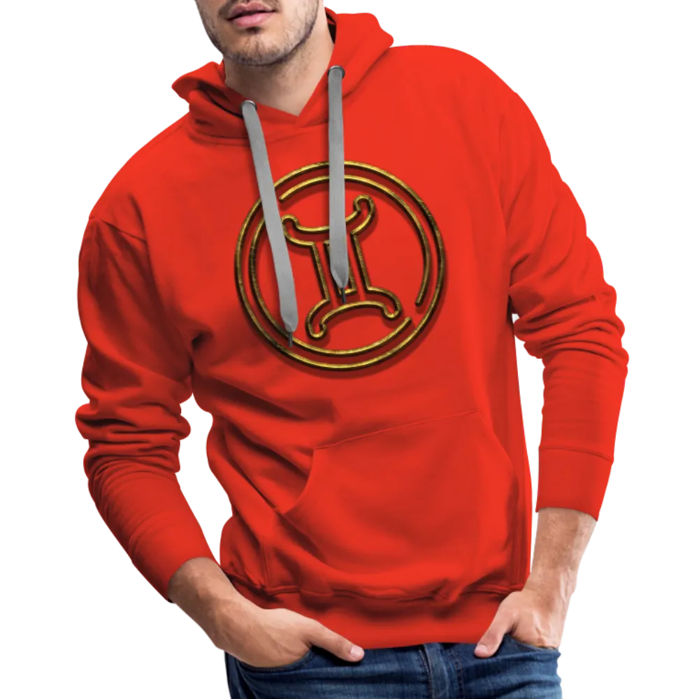 Gemini 3D Gold Men’s Premium Hoodie