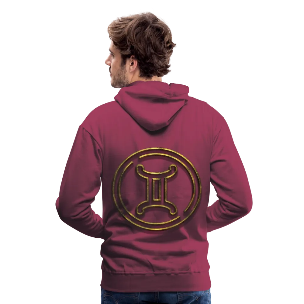 Gemini 3D Gold Men’s Premium Hoodie