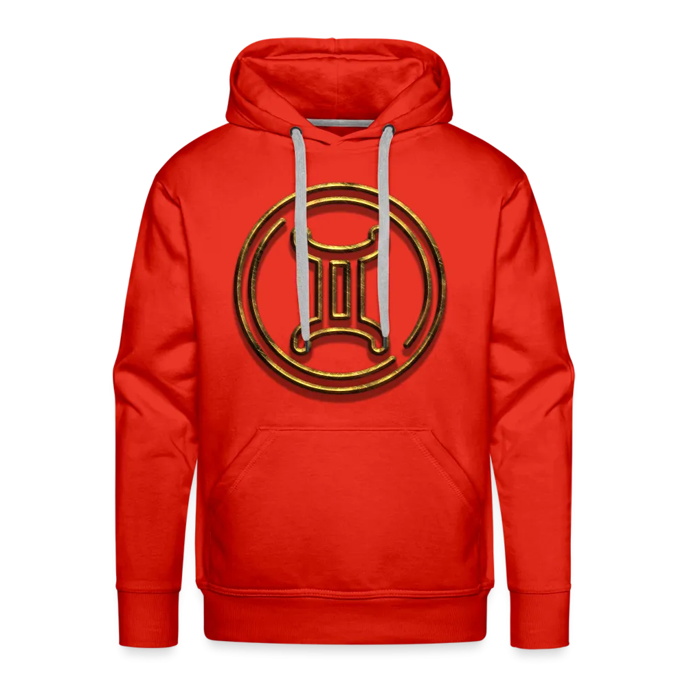 Gemini 3D Gold Men’s Premium Hoodie