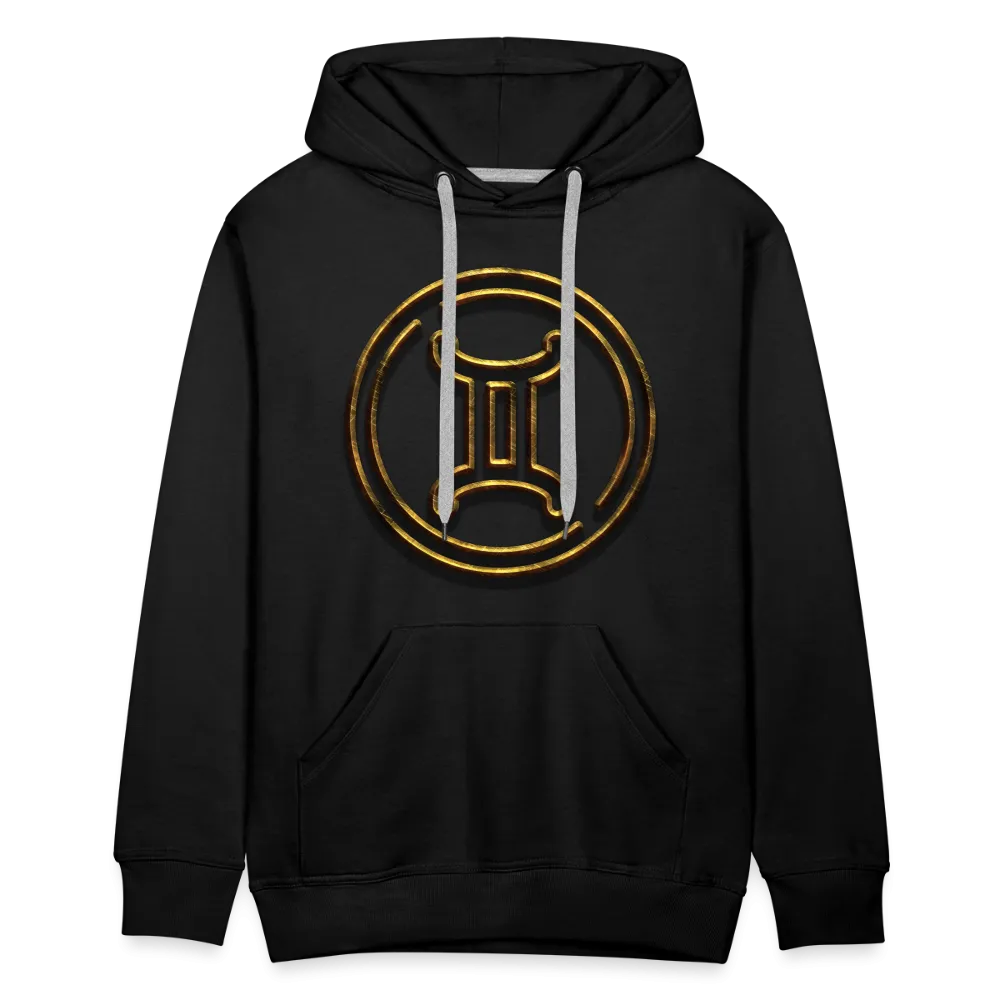 Gemini 3D Gold Men’s Premium Hoodie