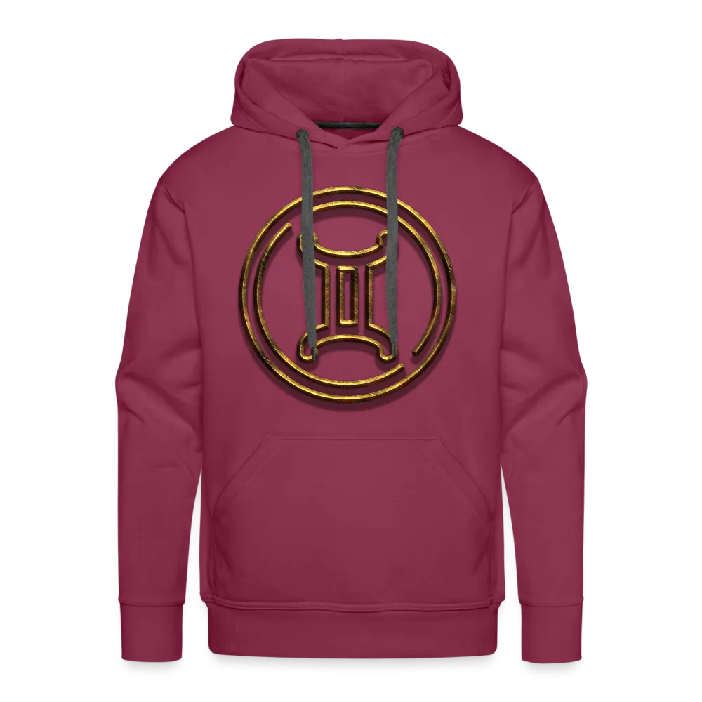 Gemini 3D Gold Men’s Premium Hoodie