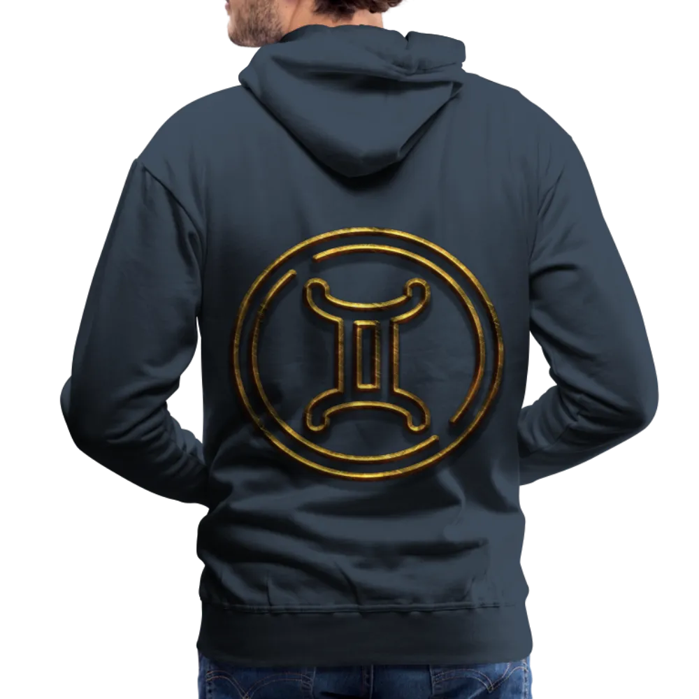 Gemini 3D Gold Men’s Premium Hoodie